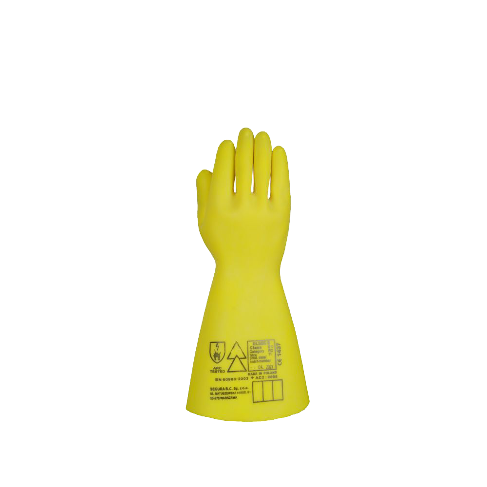 دستکش ایمنی عایق برق سکورا کلاس 00 secura